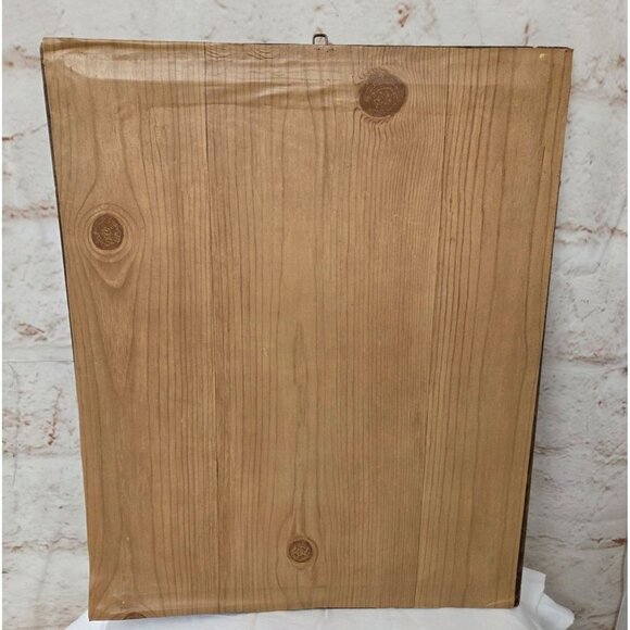 Vintage Religious Framed Lithograph Holy Family With Gold Tone Wood Frame - Picture 3 of 4